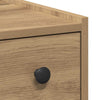 Badschrank auf Rollen Arthur aus massivem Eichenholz