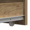 Badschrank auf Rollen Arthur aus massivem Eichenholz
