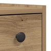 Badschrank auf Rollen Arthur aus massivem Eichenholz