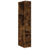 Savutammi schmaler Badezimmerschrank mit Rollen Gellerd (Holz)