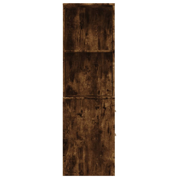 Savutammi schmaler Badezimmerschrank mit Rollen Gellerd (Holz)