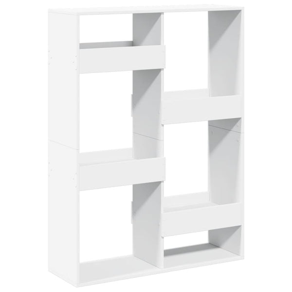 Weißes Bücherregal Brandusha 100x33x135cm (Spanplatte)