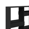 Schwarzes Bücherregal Brandusha 100x33x135cm (Holz)