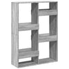 Graues Bücherregal Brandusha 100x33x135cm (Holz)