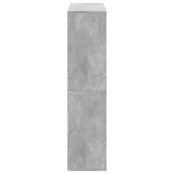 Betongrauer Raumteiler Iorgus 100x33x135cm (Holz)