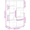 Sonoma Eiche Raumteiler Iorgus 100x33x155,5cm (Holz)