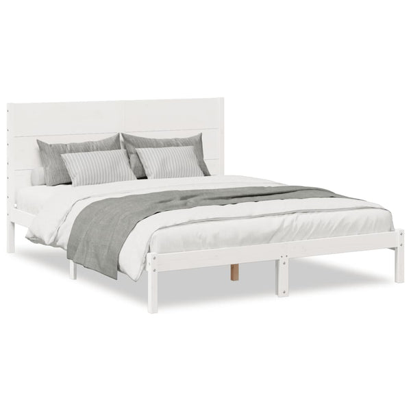Bettgestell Valk, Überlänge, ohne Matratze, Juni 140x210cm (Massivholz)