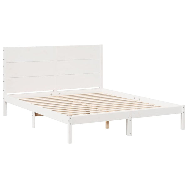 Bettgestell Valk, Überlänge, ohne Matratze, Juni 140x210cm (Massivholz)