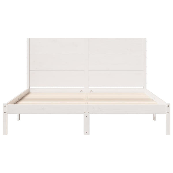 Bettgestell Valk, Überlänge, ohne Matratze, Juni 140x210cm (Massivholz)