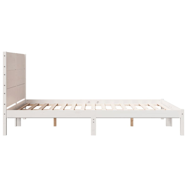Bettgestell Valk, Überlänge, ohne Matratze, Juni 140x210cm (Massivholz)