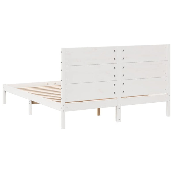 Bettgestell Valk, Überlänge, ohne Matratze, Juni 140x210cm (Massivholz)
