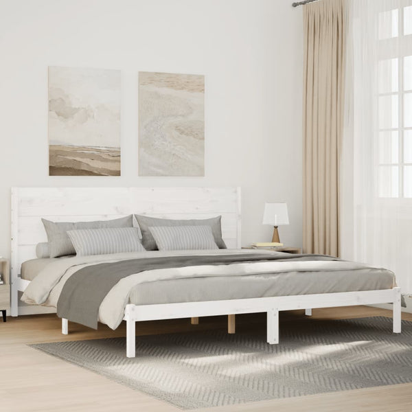Bettgestell Valk, Überlänge, ohne Matratze, Juni 140x210cm (Massivholz)