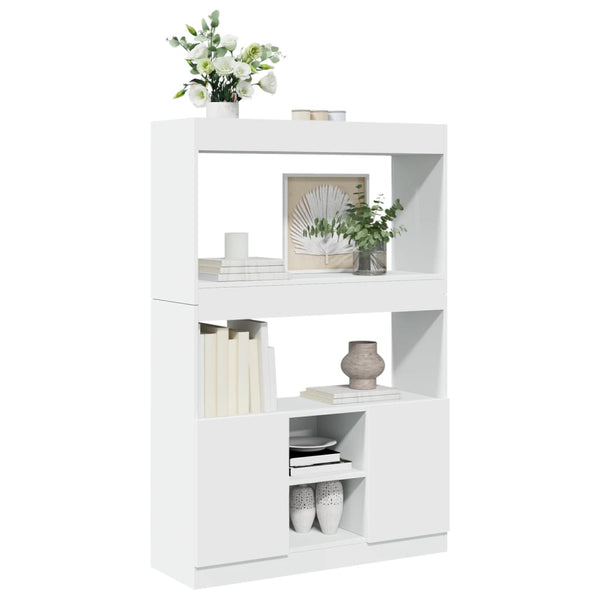Weißer Schrank Talpau 92x33x140cm (Holz)