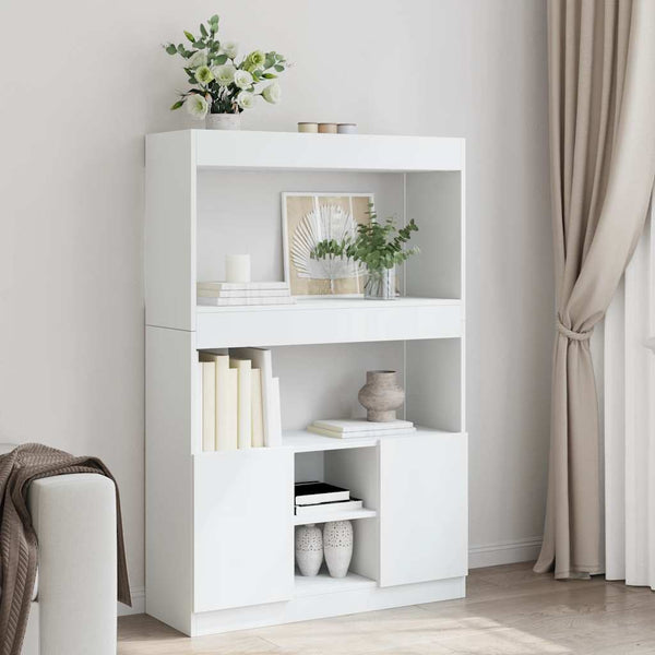 Weißer Schrank Talpau 92x33x140cm (Holz)