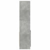 Betongrauer Schrank Talpau 92x33x140cm (Holz)