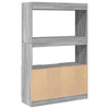 Grauer Schrank Talpau 92x33x140cm (Holz)