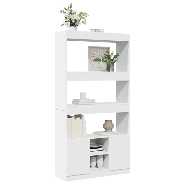 Weißer Schrank Talpau 92x33x180cm (Holz)