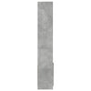 Betongrauer Schrank Talpau 92x33x180cm (Holz)