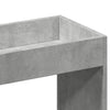 Betongrauer Schrank Talpau 92x33x180cm (Holz)