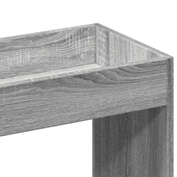 Grauer Schrank Talpau 92x33x180cm (Holz)