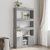 Grauer Schrank Talpau 92x33x180cm (Holz)