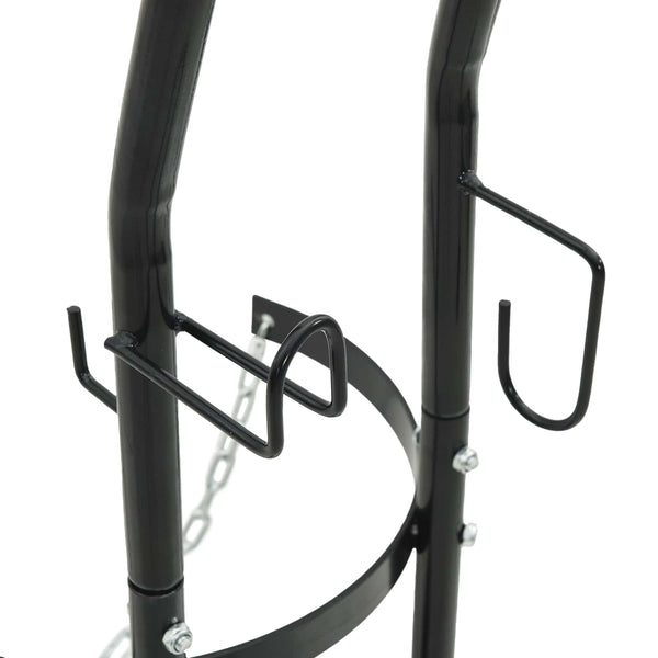Wagen Schwarz und rot 49 x 49 x 101 cm Stahl