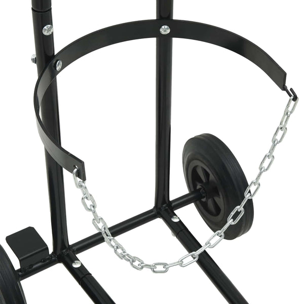 Wagen Schwarz und rot 49 x 49 x 101 cm Stahl