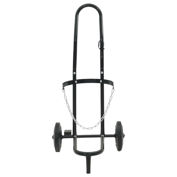 Wagen Schwarz und rot 49 x 49 x 101 cm Stahl