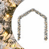 Grüne Weihnachtsgirlande mit LED-Leuchten Muazil 5 m (PVC)