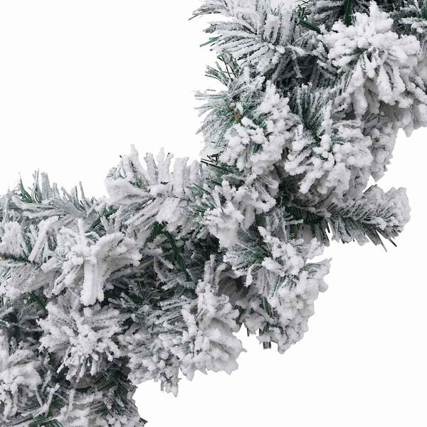 Grüne Weihnachtsgirlande mit LED-Leuchten Muazil 5 m (PVC)