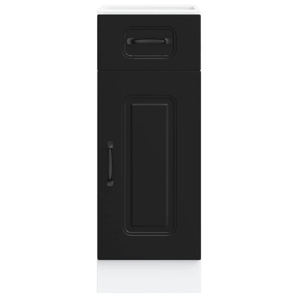 Tacue Kalmar Unterschrank aus Holz, schwarz
