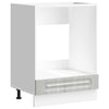 Grauer Ofenschrank Kalmar Tacue (Sonoma-Holz)