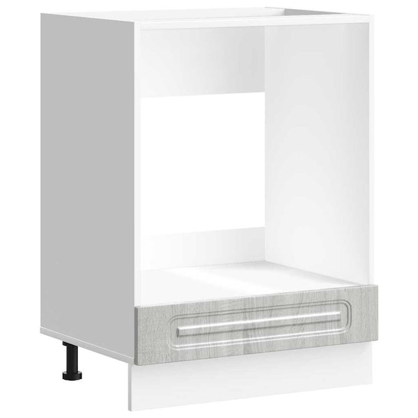 Grauer Ofenschrank Kalmar Tacue (Sonoma-Holz)