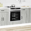 Grauer Ofenschrank Kalmar Tacue (Sonoma-Holz)