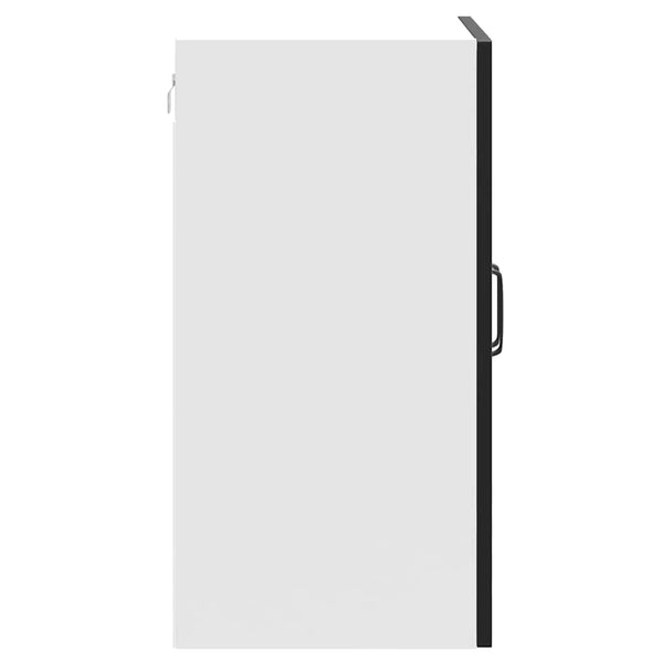 Tacue Kalmar schwarzer Küchenoberschrank (Holzoptik)