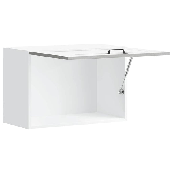 Tacue grauer Küchenoberschrank (Holzdesign)