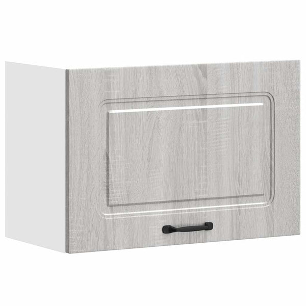 Grauer Tacue Wandschrank für die Küche (Holzdesign)
