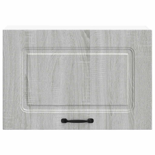 Grauer Tacue Wandschrank für die Küche (Holzdesign)