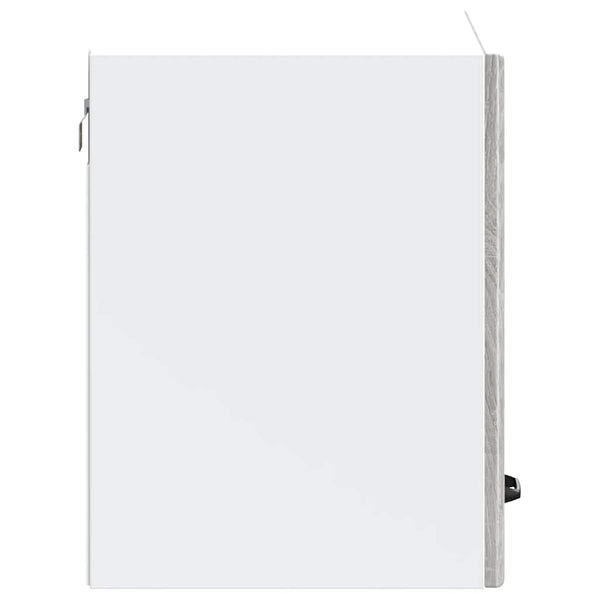 Grauer Tacue Wandschrank für die Küche (Holzdesign)