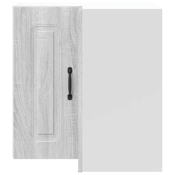 Tacue Calmar grauer Eckküchenwandschrank (Holzdesign)