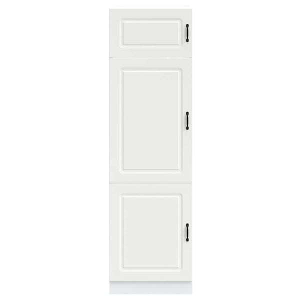 Weißer Küchenschrank Kalmar Tacue (designtes Holz)