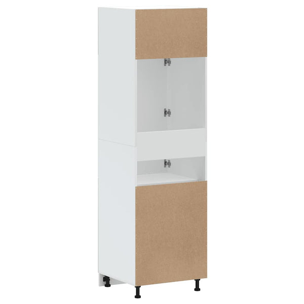Weißer Küchenschrank Kalmar Tacue (designtes Holz)