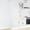 Weißer Küchenschrank Kalmar Tacue (designtes Holz)