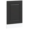Schwarze Geschirrspülerfrontblende kalmar Tacue 45x1,5x67cm