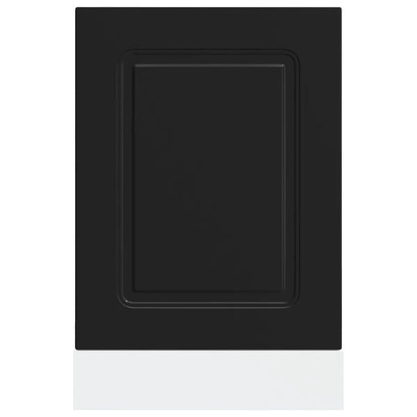 Schwarze Geschirrspülerfrontblende kalmar Tacue 45x1,5x67cm