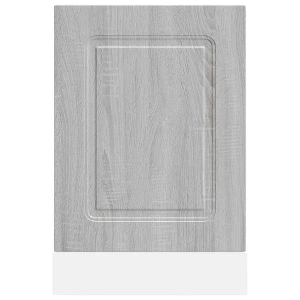 Graues Geschirrspülerpaneel Kalmar Tacue 45x1,5x67cm