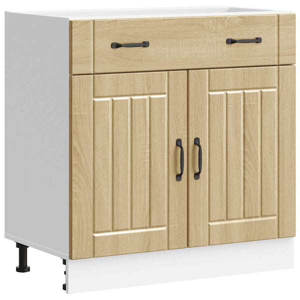 Sonoma Eiche Küchenschrank Lucca Armie (technisches Holz)