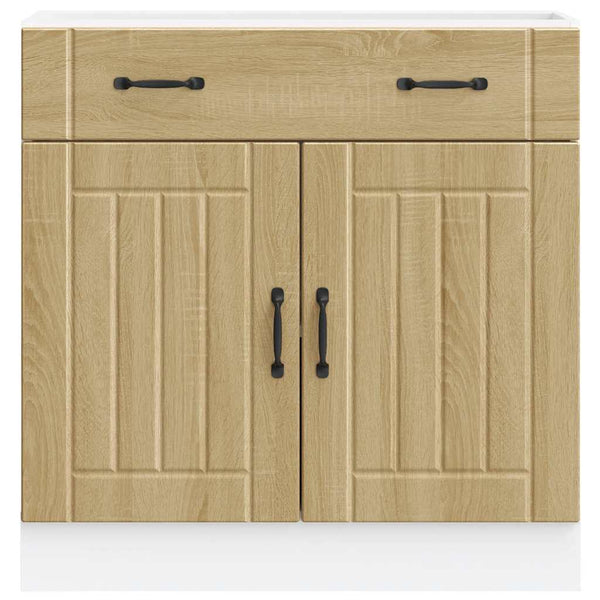 Sonoma Eiche Küchenschrank Lucca Armie (technisches Holz)