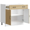 Sonoma Eiche Küchenschrank Lucca Armie (technisches Holz)