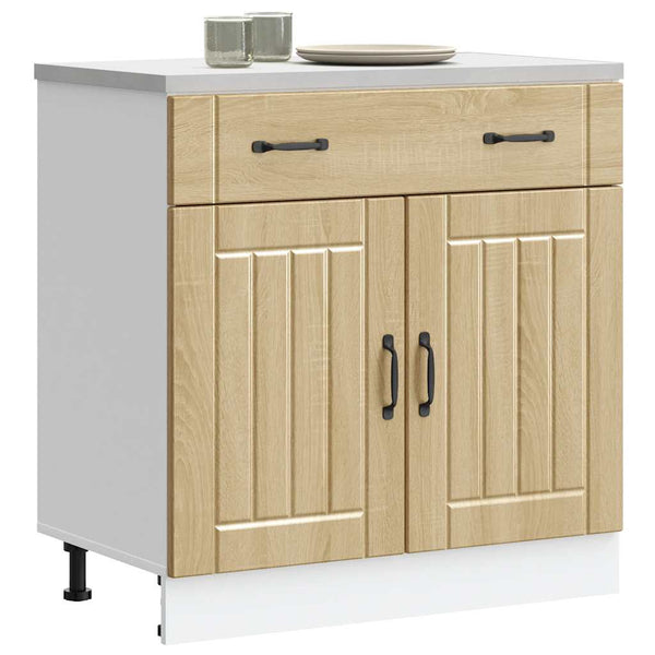 Sonoma Eiche Küchenschrank Lucca Armie (technisches Holz)